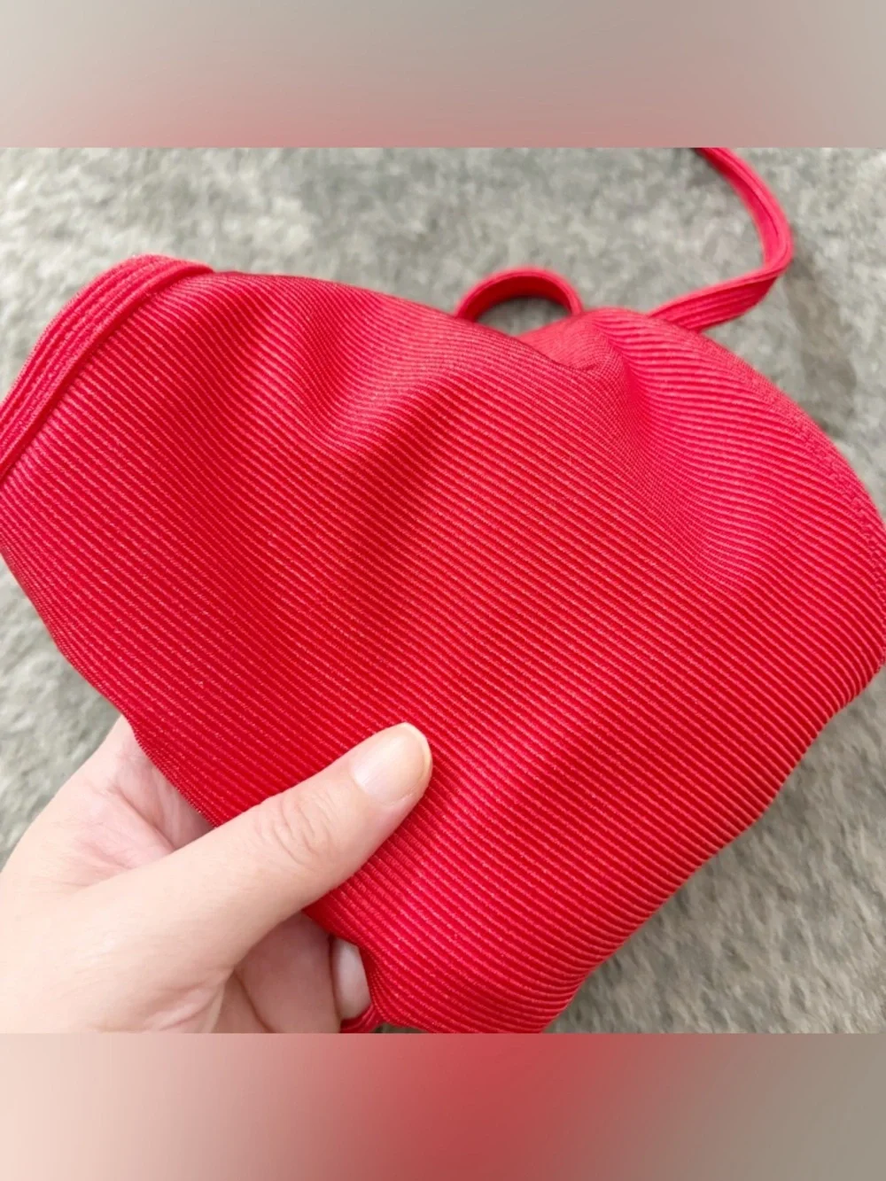 NWT Wild Fable Side Tie Shiny Ribbed Low-Rise High Leg Cheeky Bikini Bottoms S - Picture 6 of 12